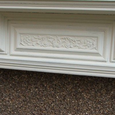 Solid oak Victorian fire surround
