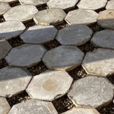 French Cabochon Limestones floors