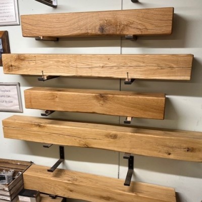 Fireplace mantle piece oak beams or Bressumer oak beams 