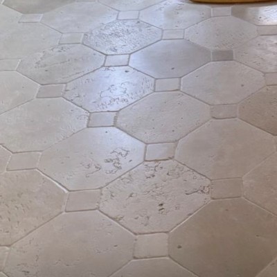 Antique Limestone octagons floor
