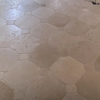 Antique Limestone octagons floor
