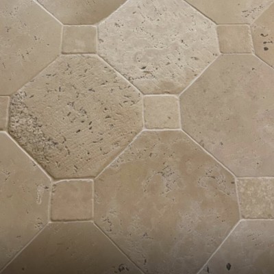 Antique Limestone octagons floor