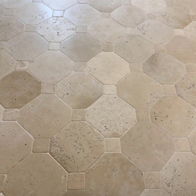 Antique Limestone octagons floor