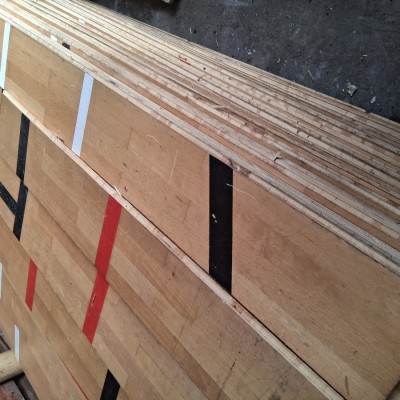 Maple strip engineered flooring 