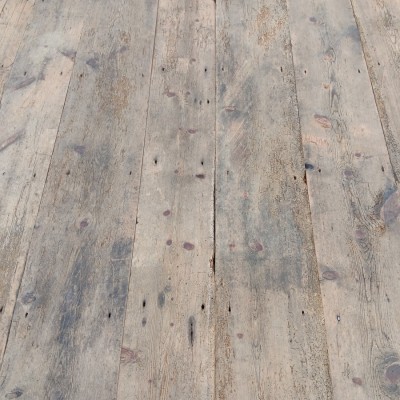 Wide pine Georgian floorboard