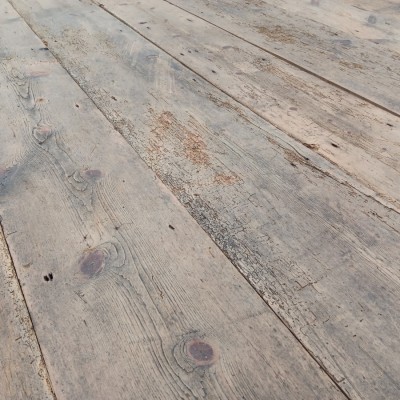 Wide pine Georgian floorboard