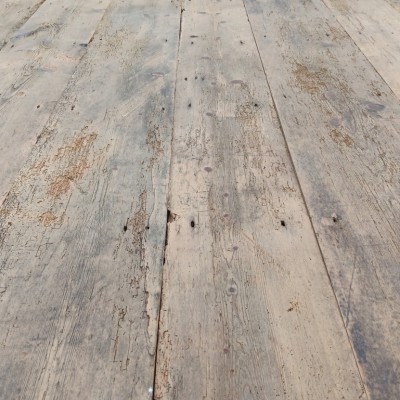 Wide pine Georgian floorboard