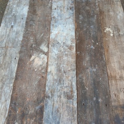 Wide pine Georgian floorboard