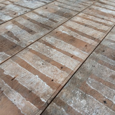 Wide pine Georgian floorboard