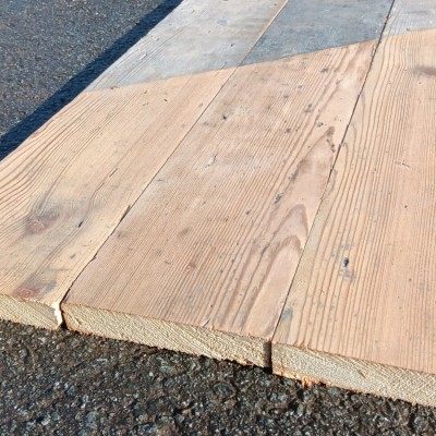 Victorian pine floorboard
