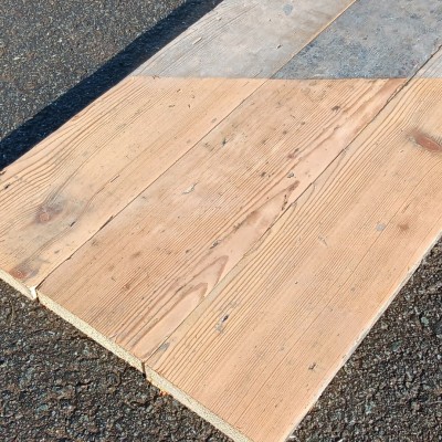 Victorian pine floorboard