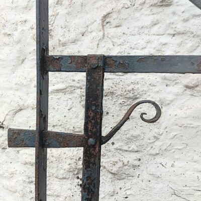  2 Antique wrought iron estate gates