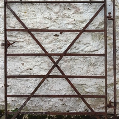 2 Antique wrought iron estate gates