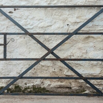  2 Antique wrought iron estate gates