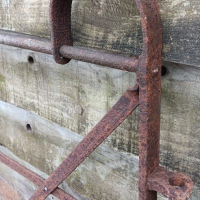 2 Antique wrought iron estate gates