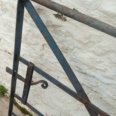  2 Antique wrought iron estate gates