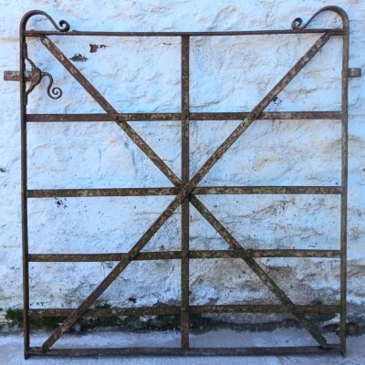2 Antique wrought iron estate gates