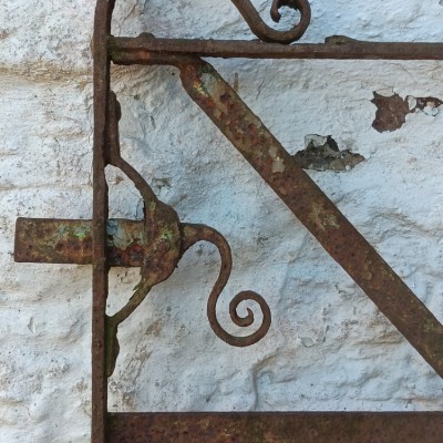 2 Antique wrought iron estate gates