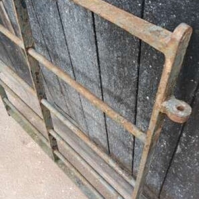  2 Antique wrought iron estate gates