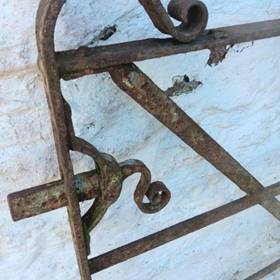 2 Antique wrought iron estate gates