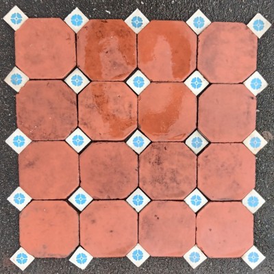Victorian octagonal quarry tiles