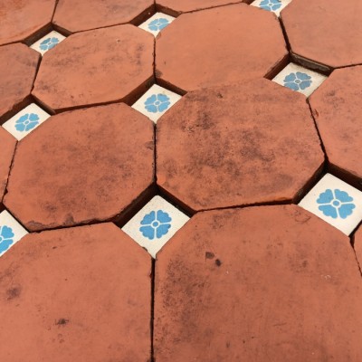 Victorian octagonal quarry tiles