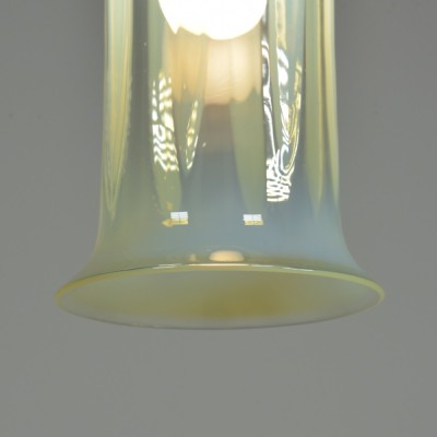 Antique Vaseline Shade Pendant Light