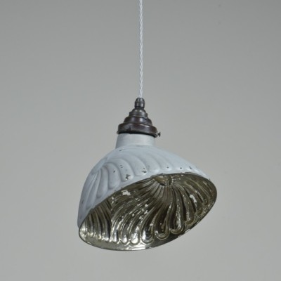 Silvered / Mirrored Shade Pendant Light