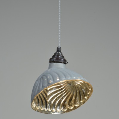 Silvered / Mirrored Shade Pendant Light