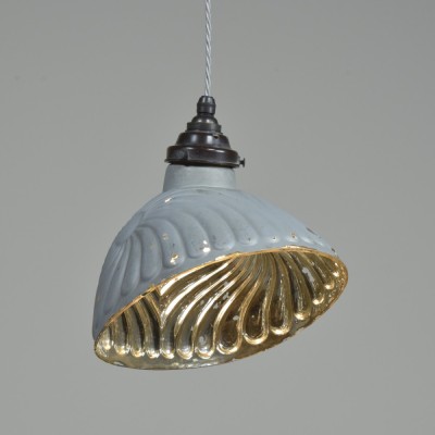 Silvered / Mirrored Shade Pendant Light