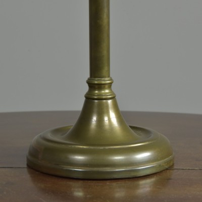 GEC Knopped Shaft Brass Lamp