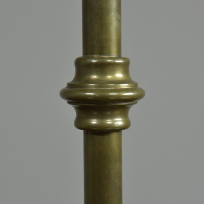 GEC Knopped Shaft Brass Lamp