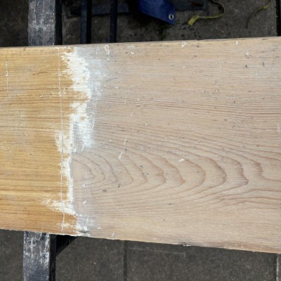 Reclaimed Mid Victorian Pine Church Pew Seating/Panel Board