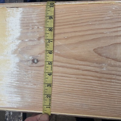 Reclaimed Mid Victorian Pine Church Pew Seating/Panel Board