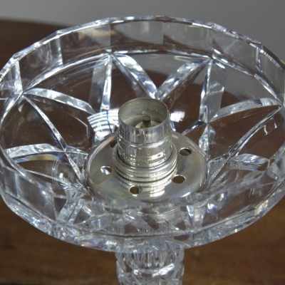 Cut Glass Table Lamp