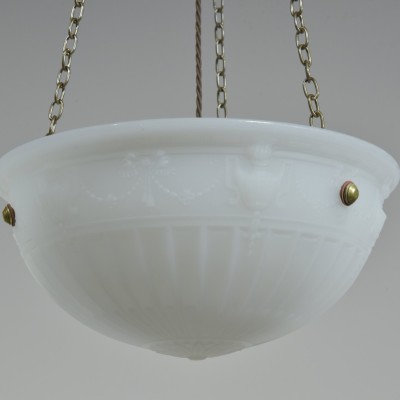Neoclassical Moonstone Plafonnier