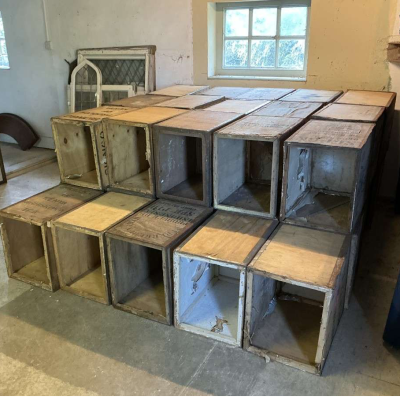 Tea Chests: Original Wooden Storage Crates.