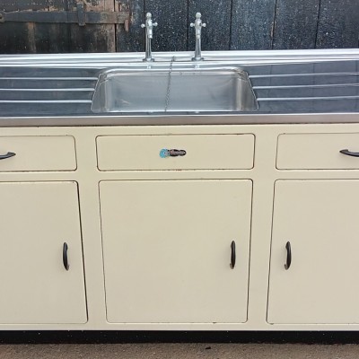 1950s “Anemone” kitchen sink unit 