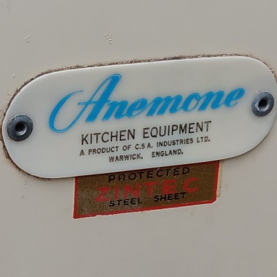 1950s “Anemone” kitchen sink unit 