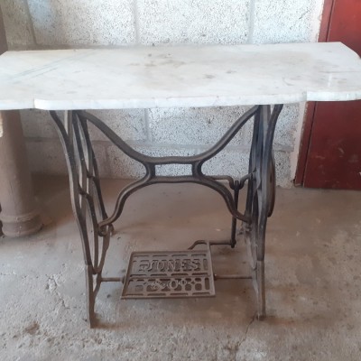 Marble side table