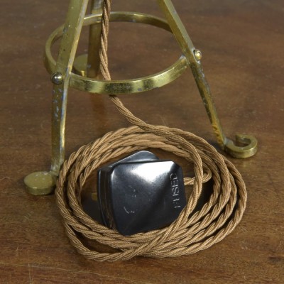 Gilt Tripod Pullman Lamp