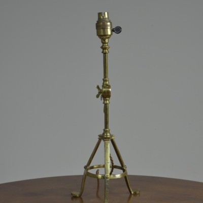 Gilt Tripod Pullman Lamp