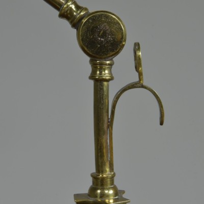 Gilt Tripod Pullman Lamp