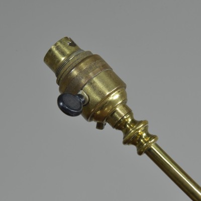 Gilt Tripod Pullman Lamp