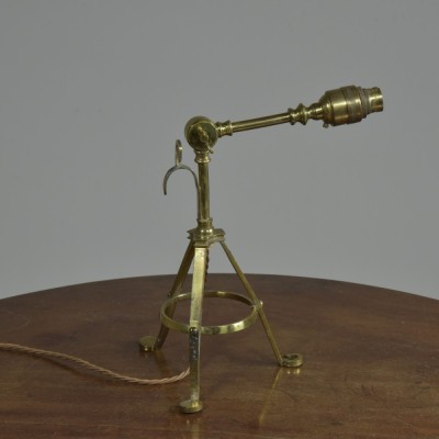 Gilt Tripod Pullman Lamp