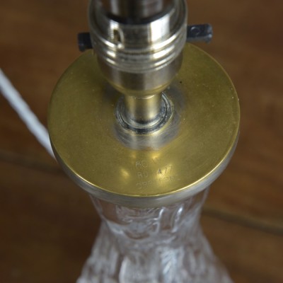 Orrefors Crystal Glass Lamp