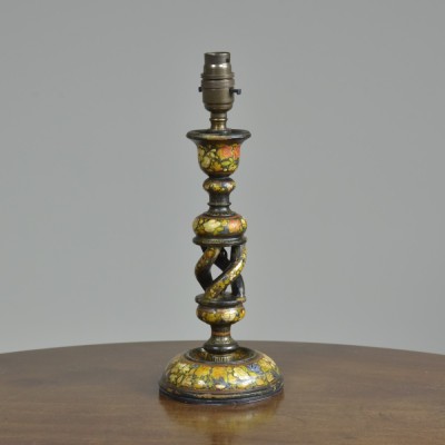 Kashmiri Turned Lamp