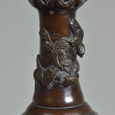Japanese Bronze Lamps