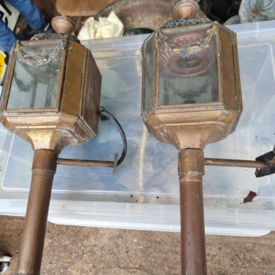 Empire Style Coach/Porch Lights - Pair Off - price for the pair