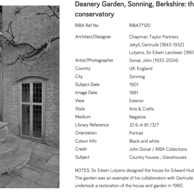 Attributed to Edwin Lutyens - Architectural Joinery salvaged from Deanery Garden